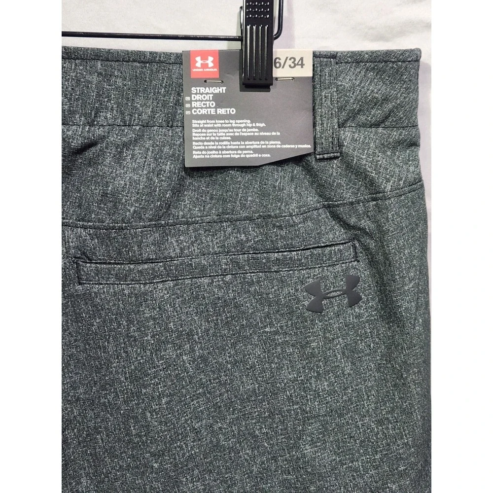 NEW $85 Under Armour Showdown Vented Golf Pants 36x34 Stretch Waist Straight Fit